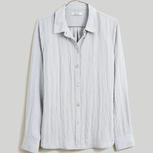 Madewell Crinkled Button-Up Shirt